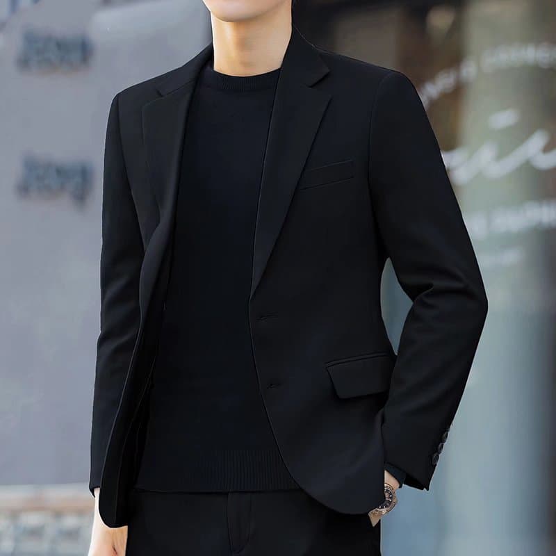 Trendy, loose-fitting, mature-style suit jacket, popular online style, thin and stylish casual blazer for summer 2022.
