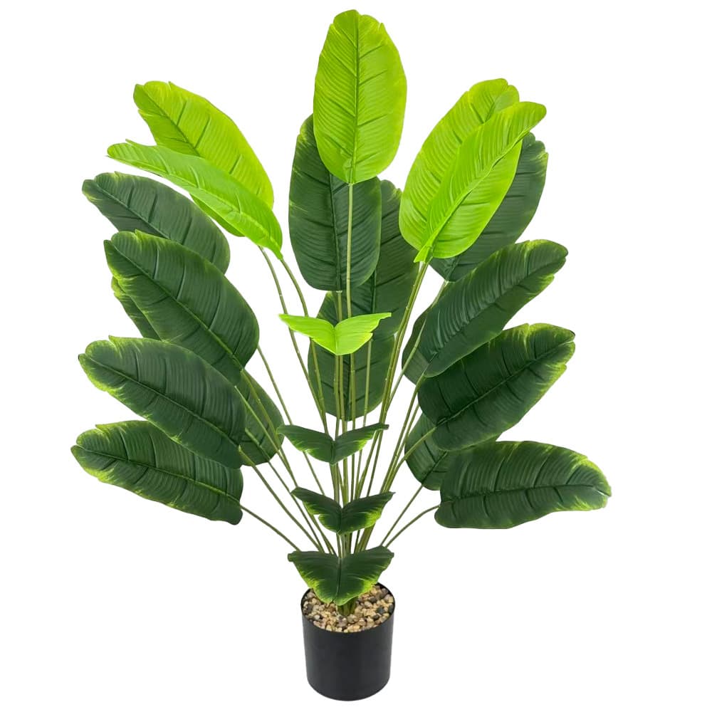 Artificial Green Plant Nordic Landscape Indoor Office Garden Floor Decoration Traveler's Palm Banana Fake Tree Potted Plant