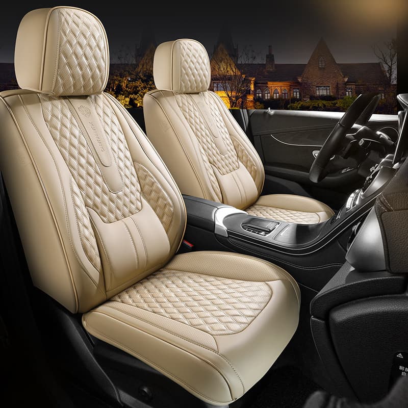2025 New S33 Waist Support Nappa Leather All-Season Universal Car Seat Cushion for Export Wholesale