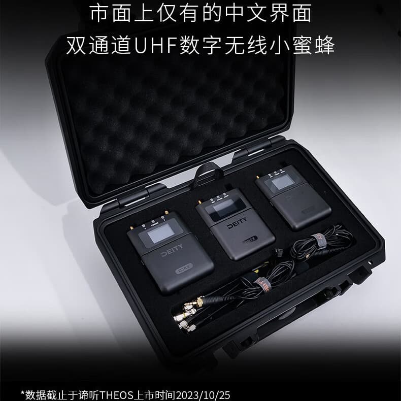 Deity THEOS Microphone Dual-Channel Digital UHF Wireless 48kHz/32Bit Internal Recording Timecode