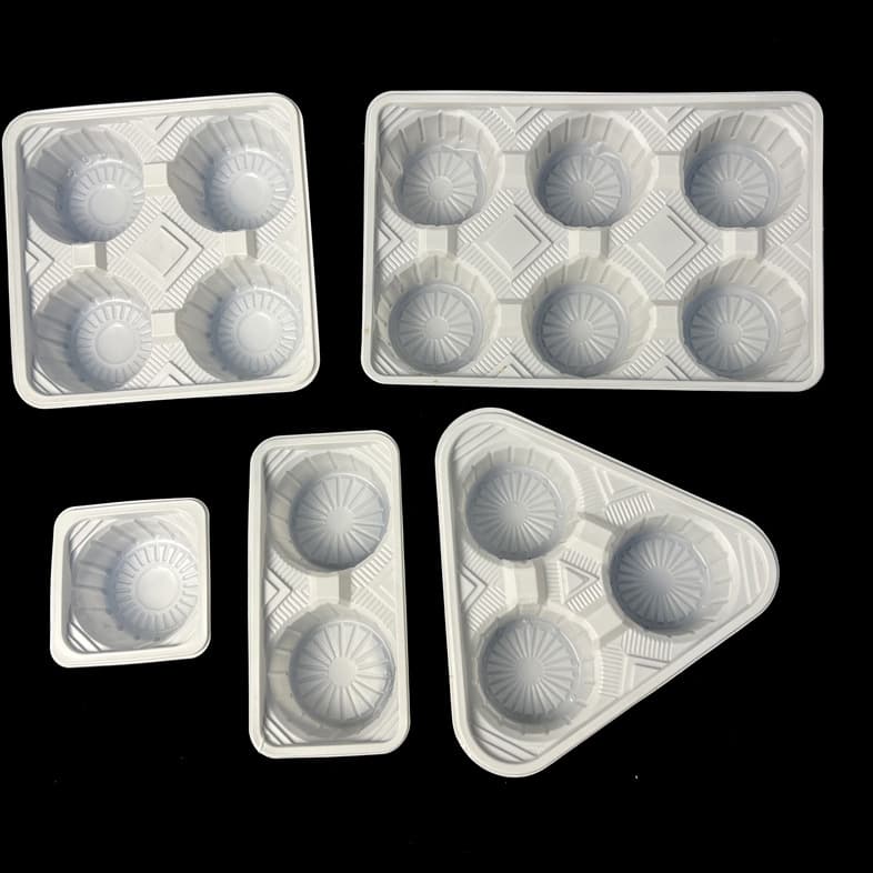 Disposable plastic cup holder, milk tea takeout packaging tray, four-compartment double cup holder, packaging bag cup holder, commercial use.