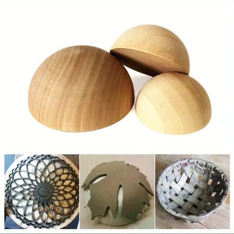 R$H solid wood wooden ball ball stair handrail semicircle furniture accessories car wooden Dongyang wood carving solid natural wood
