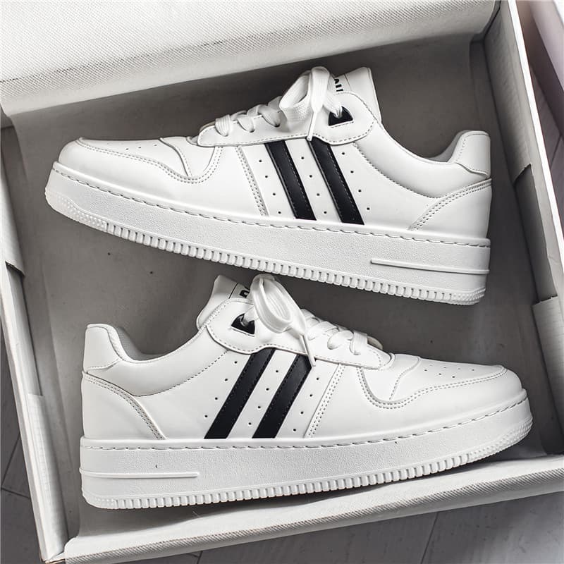 White shoes for men spring breathable youth casual versatile men's shoes 2023 new pure white student sports sneakers