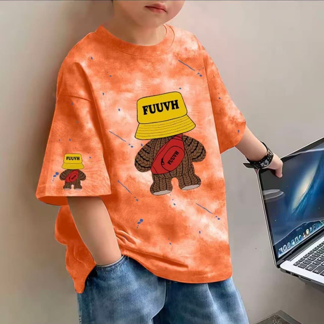 Korean Style Kids Boys Girls Short Sleeve T-Shirt Pure Cotton Summer 2026 New Trendy Versatile Half Sleeve Base Top