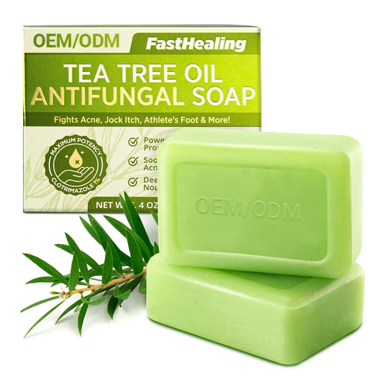 Tea Tree Oil Antifungal Soap for Athlete's Foot Cleaning and Fungus Treatment, Cross-Border Customization