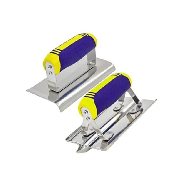 Corner trowel decoration tools diatom mud scraping putty corner pulling device stainless steel yin and yang angle trowel