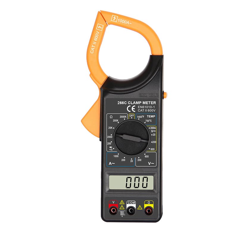 Clamp Meter 266C Clamp Multimeter CE/GS Compliant Temperature Measurement High Current Tester