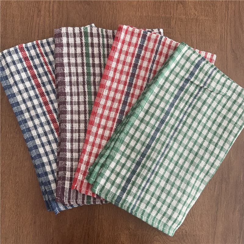 38*60 cotton tea towel, kitchen cloth, cleaning cloth, dishwashing towel, export for Amazon South America Australia.