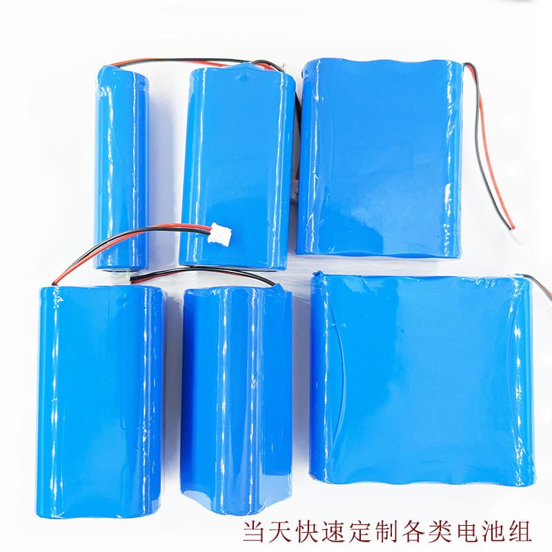 18650 Lithium Battery 7.4V Battery Pack High Capacity Rechargeable Polymer Lithium Battery Round Support Customization