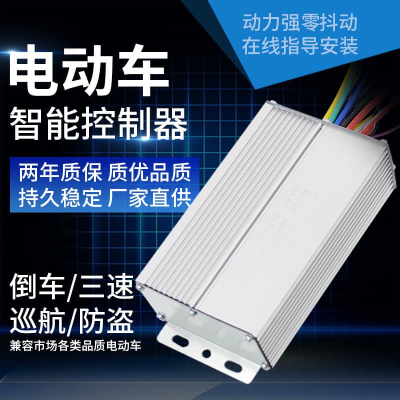 Electric Vehicle Controller 36V 60V 800W Dual Mode for Two-Wheel and Three-Wheel Electric Bikes and Cars Factory Direct Wholesale Spot Stock