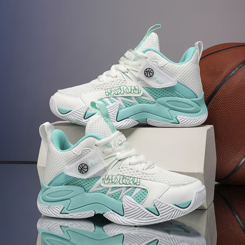Boys Basketball Shoes Mesh Breathable Kids Sports Shoes Youth Professional Training Shoes Kids Basketball