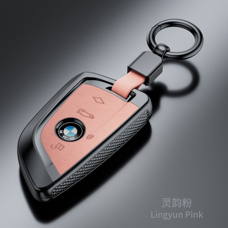 BMW X1/X2/X3/320li Car Key Case 5 Series/3 Series/7 Series/525li Buckle Flip Leather Business Shell Car Key Bag