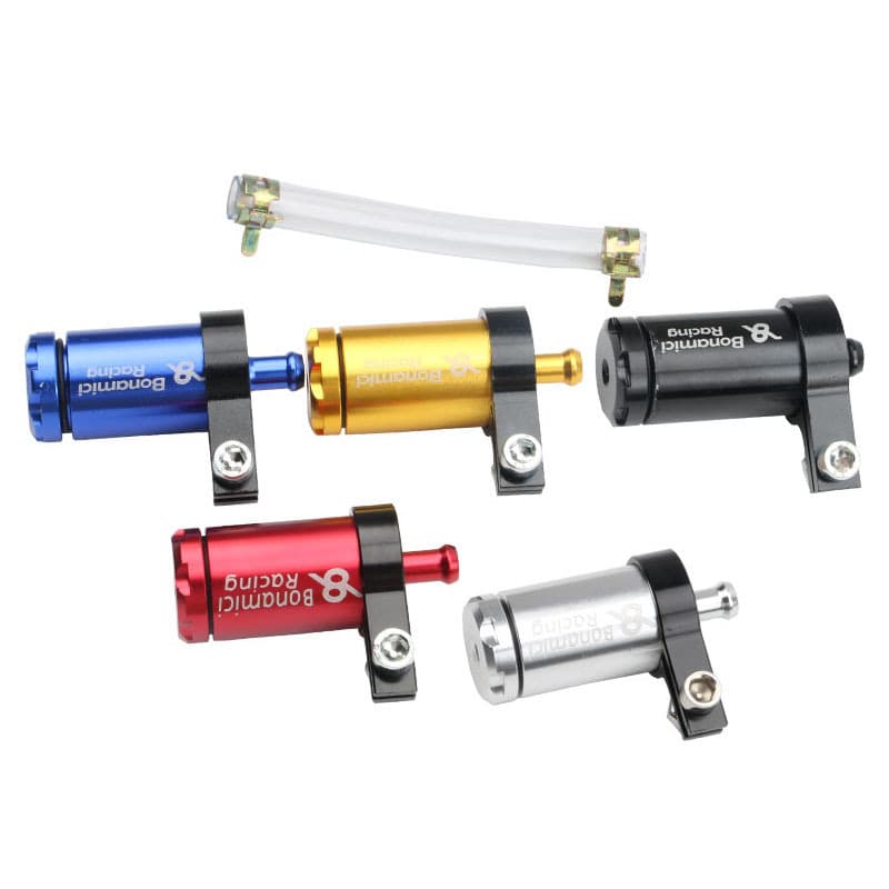 Motorcycle Gasoline Filter Aluminum Alloy Oil Cup Upper Pump Oil Reservoir Hydraulic Brake Cup Universal for Scooter Off-Road