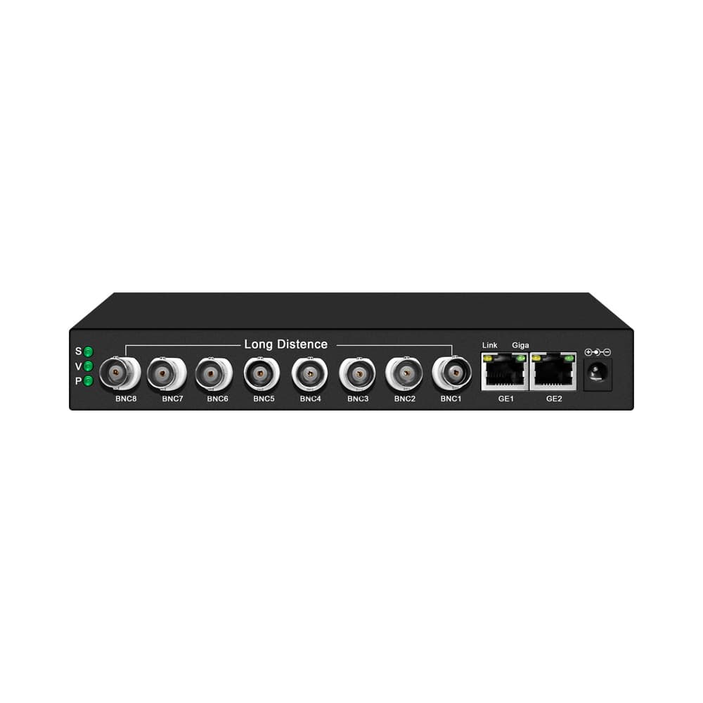 8 Ports IP Coaxial Extender or Switch, LDB T/R Terminal