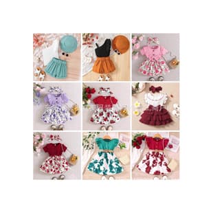 Shein Girls' Dress Baby Birthday Party Dress, Children's Dress