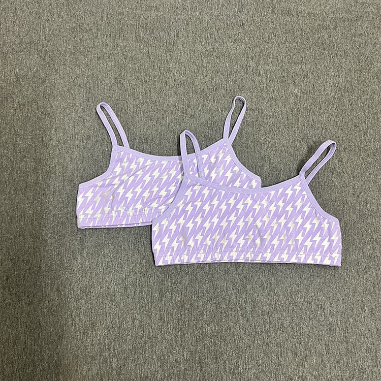 European and American Girls' Sports Bra Teenage Girls' Summer Running Vest Top