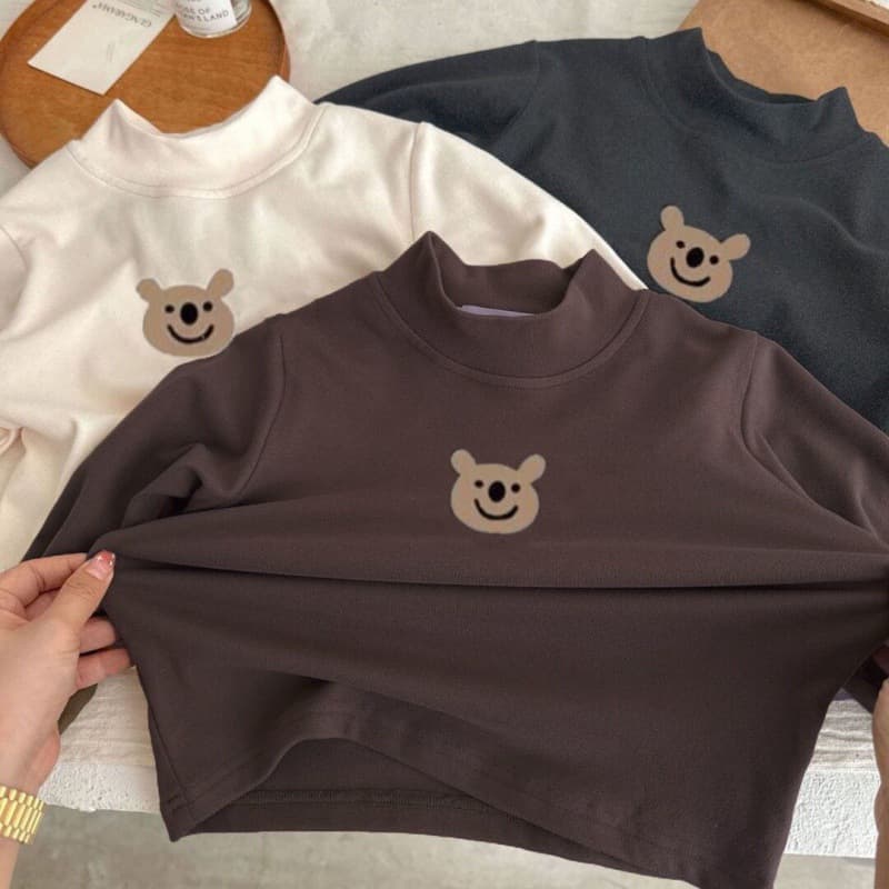 Children's Velvet Semi-high Neck Baby Base Layer Boys' 2023 Autumn and Winter Girls' Korean-style Innerwear Top Long Sleeve T-shirt
