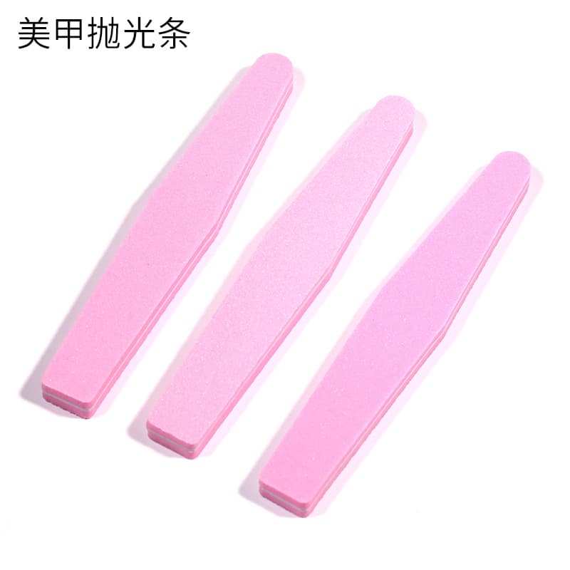 Double-sided Nail Polish Polishing Strip Thick Buffing Strip Manicure Diamond Sponge Nail Rubbing Tool Accessories Factory Wholesale