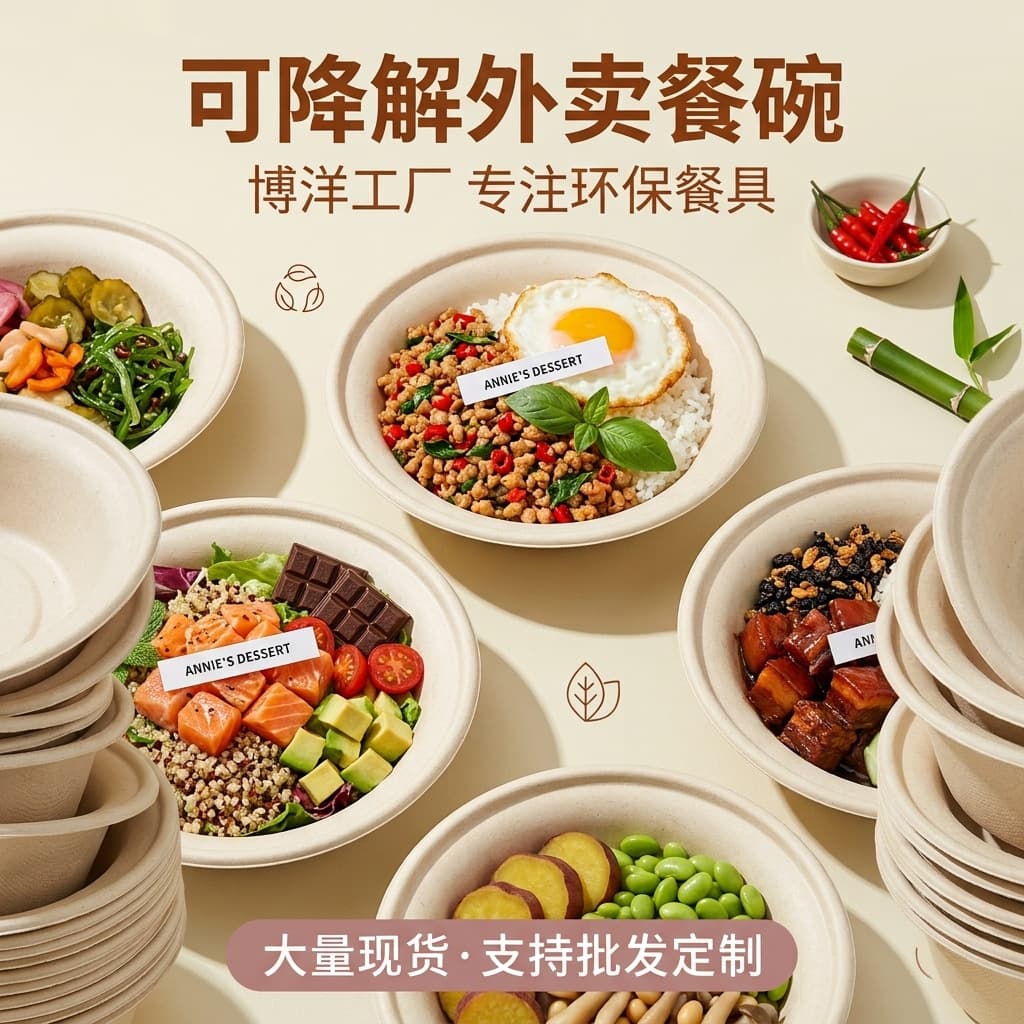 Disposable pulp Greek cold brew yogurt bowl, taro puree ice powder bowl, food-grade continuous ice dessert stall packaging box