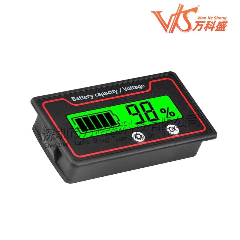 GY-6ST Battery Capacity Indicator 12V 24V 48V 60V 72V 84V Battery Meter Universal for Lead-Acid and Lithium Batteries