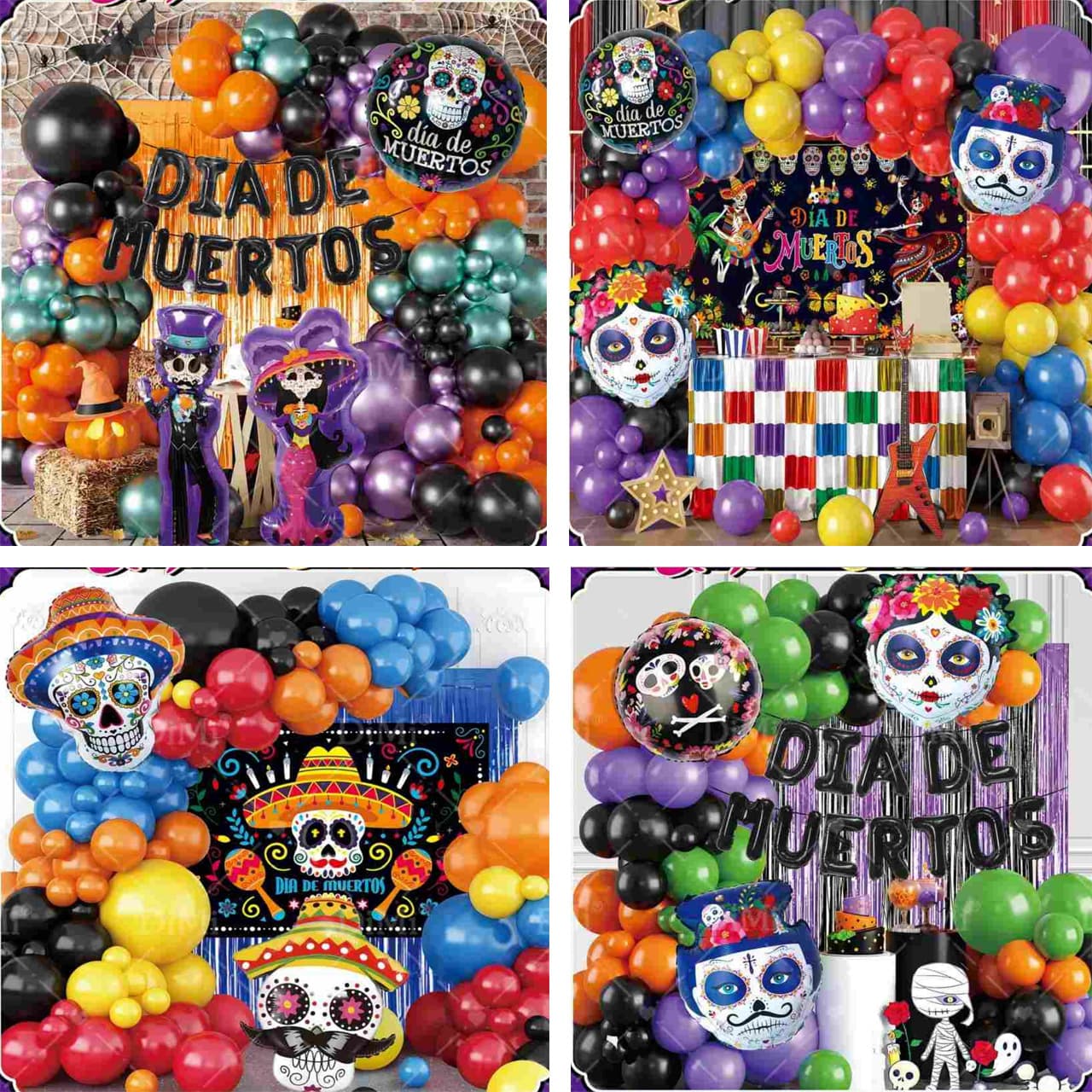 Cross-border Amazon New Halloween Party Decoration Balloon Set Skeleton Pumpkin Balloon Ghost Festival Party Halloween