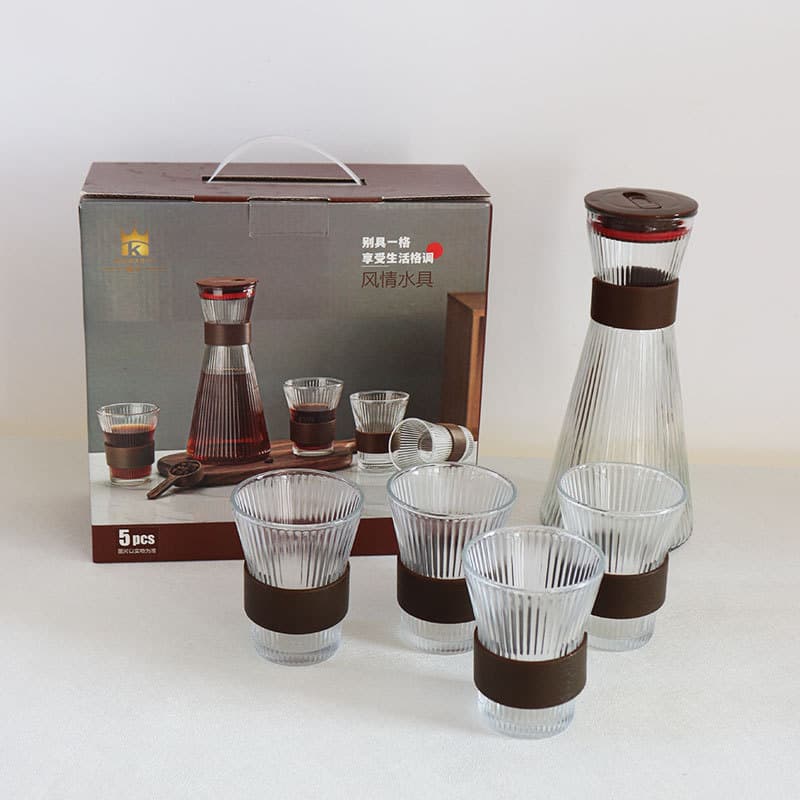 Huahang Style Waterware Color Box Set, Jewelry Store Event Benefits Souvenir, Glass Waterware Wholesale
