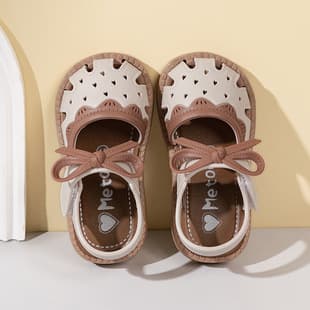2026 Summer New Baby Girl Sandals Plastic Non-Slip Toddler Walking Shoes Infant Sandals Wholesale Export Children's Shoes