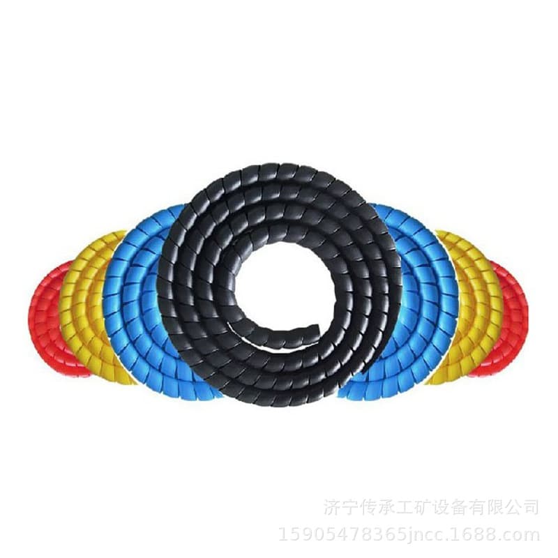 Factory Wholesale Spiral Hose Protective Sleeve, Spiral Wrap Tube, 8mm Spiral Protective Sleeve