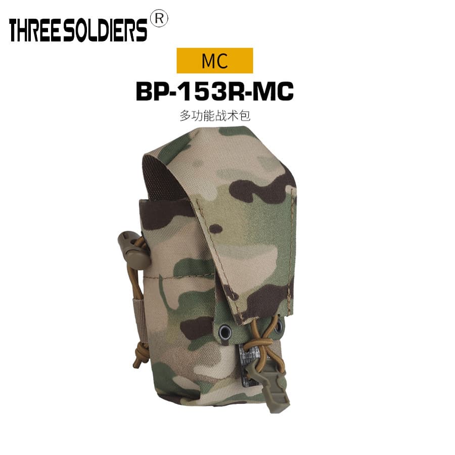 Tactical Waist Belt MOLLE Portable Storage Radio Bag Single-Link Multi-Purpose Accessory Bag Nylon Unisex Running Bag