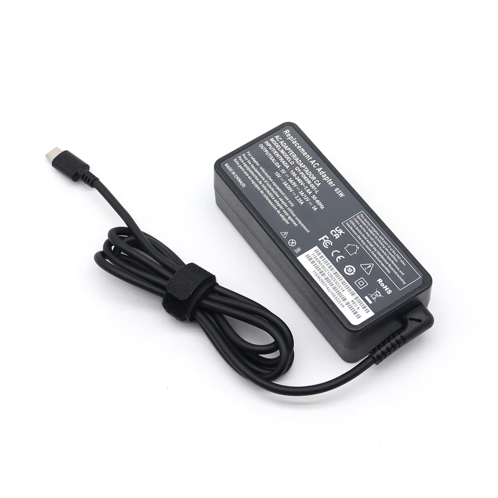 Compatible with Lenovo 65W Laptop Power Adapter 20V 3.25A Laptop Charger Type-C Interface