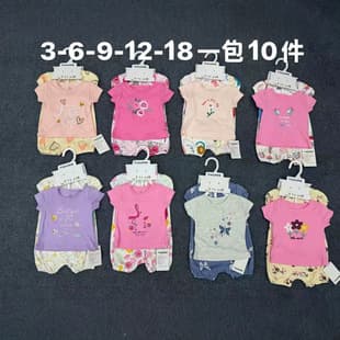 Infant Bodysuit Short Sleeve Romper Newborn Baby Clothes