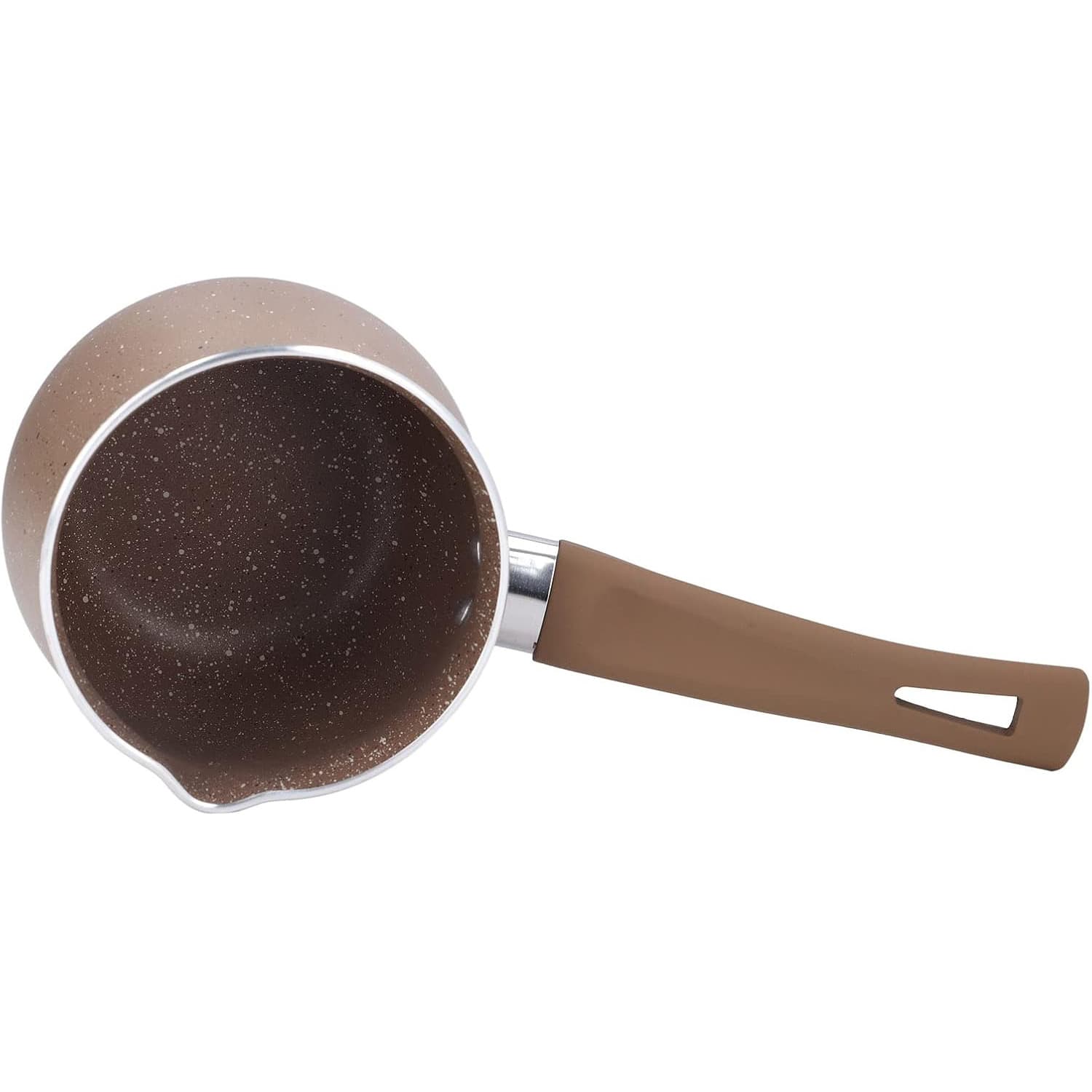 Single-Handle Coffee Pot Aluminum Turkish Coffee Pot Non-Stick Turkish Coffee Maker Small Milk Tea Pot