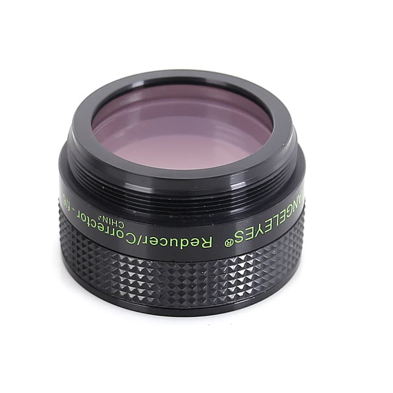F6.3 focal reducer for Celestron Schmidt-Cassegrain telescopes compatible with 5", 8", 9.25", 11", and 14-inch models