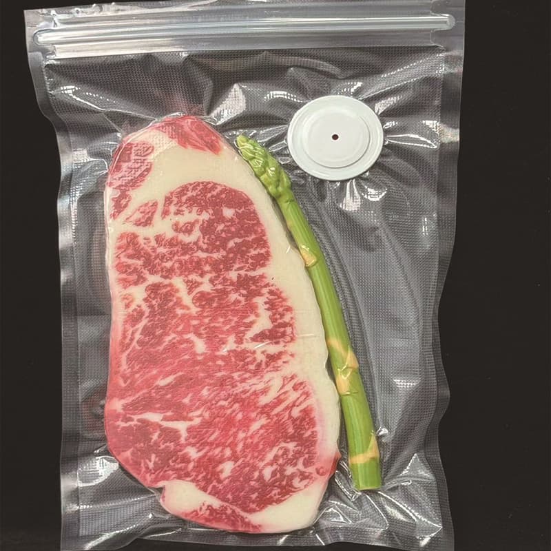 Source from Zhongshan, Guangdong factory, popular European and American plastic valve vacuum bags, 5x faster vacuum speed for extended freshness