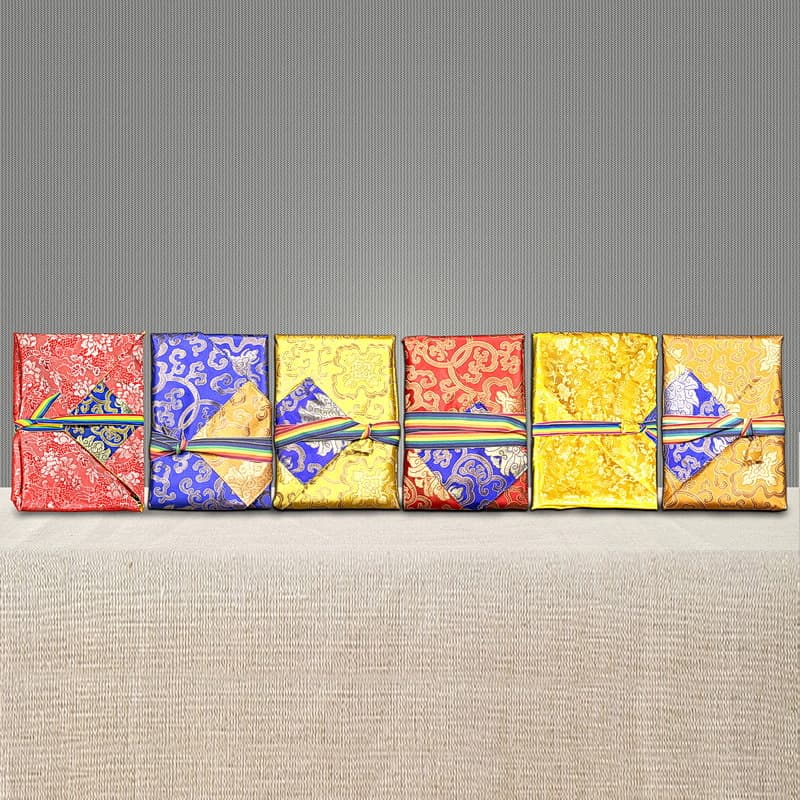 50*50 Tibetan Sutra Cover, Scripture Cloth, Dharma Book Bag, Altar Cover, Handwritten Sutra Mat, Tablecloth, Mandala Offering Cloth