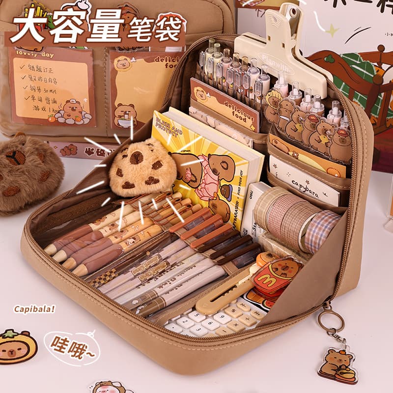 Back-to-School Pencil Case, Premium 12-Layer Pencil Pouch, High-Aesthetic Multi-Functional Pencil Bag for Elementary Students