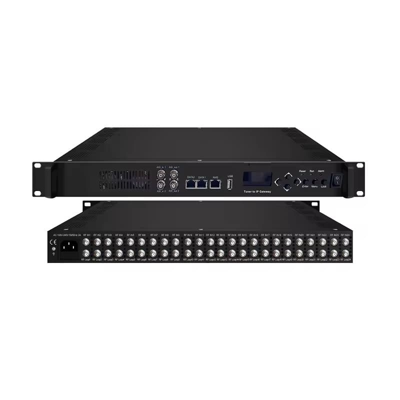 Satellite Receiver IP Output Tuner to IP Gateway DVB-S/S2/S2X/C/T/T2