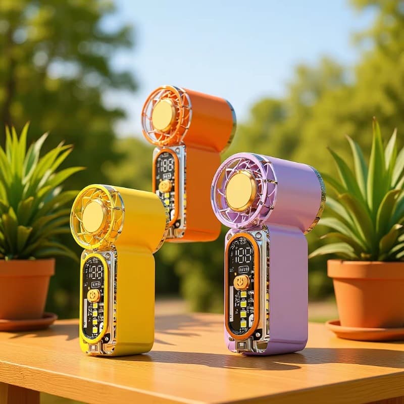 X699 Mini Handheld Fan USB Charging Pocket Fan X688 High-Speed Portable Powerful Mini Fan