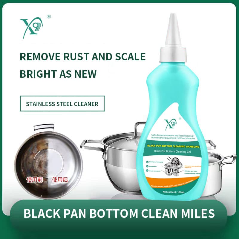 Cross-border Shopee Household Pot Bottom Cleaning Gel - Stainless Steel & Iron Pot Black Stain Remover