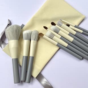 Wholesale New 12-Piece Holiday Series Makeup Brush Set, 12-Piece Purple Kunzite Makeup Brush Set, Factory Direct