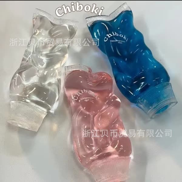 Cross-border New Product Facial Cleanser Bottle. Soft TPR Toothpaste Soft Facial Cleanser Bottle Stress Relief Toy