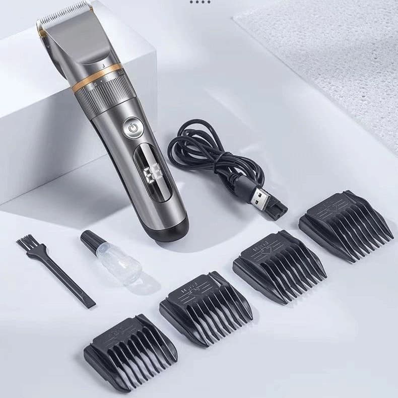 Full Body Washable Hair Clipper Electric Trimmer Hair Cutting Shaver Professional Barber Salon Use