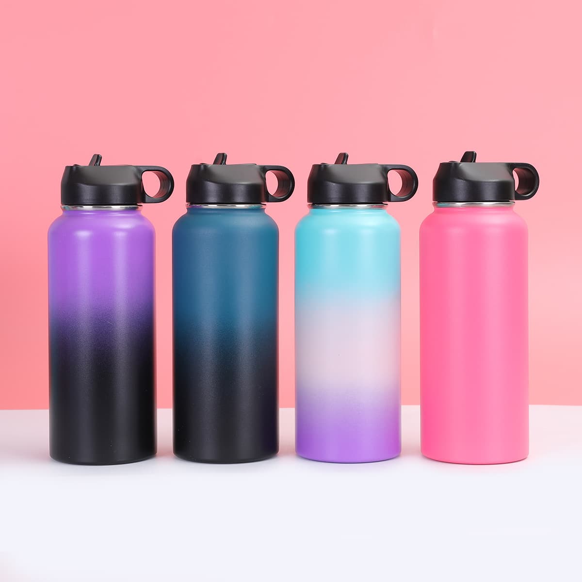 Customized 304 stainless steel space kettle large capacity double-layer vacuum insulated cup outdoor portable sports kettle