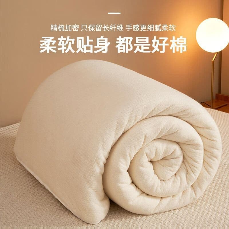 Xinjiang cotton blended anti-mite quilt cores, home/dormitory/worker mattress pads, bordered cotton batting spring/autumn/winter quilts, wholesale