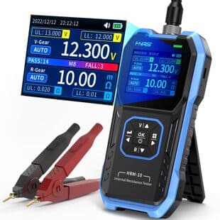 FNIRSI HRM-10 car battery Voltage Internal Resistance tester