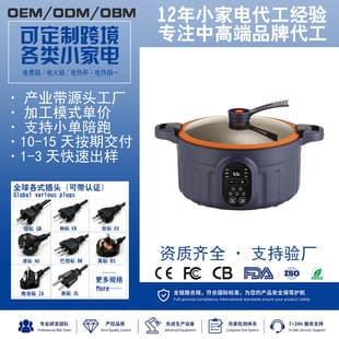 Multifunctional Plug-in Micro-Pressure Pot Smart Electric Pressure Cooker Electric Cooking Large Capacity Electric Hot Pot Electric Stir-Fry Pot Cross-Border Customization