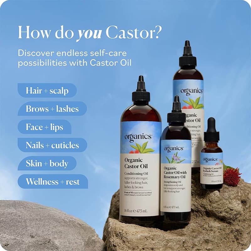 Amazon Cross-Border Castor Oil for Skin Care, Massage, Hair, and Body Care - Castor Oil