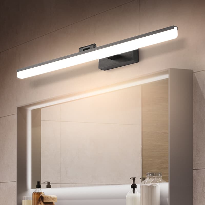 LED bathroom vanity light, a modern and minimalist anti-fog adjustable mirror light for bathroom cabinets and toilets.