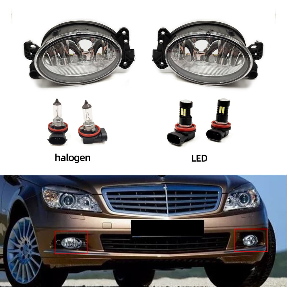 Fits Mercedes-Benz 07-09 E-Class W211/W169 Fog Light W251/W164 Front Bumper Fog Light