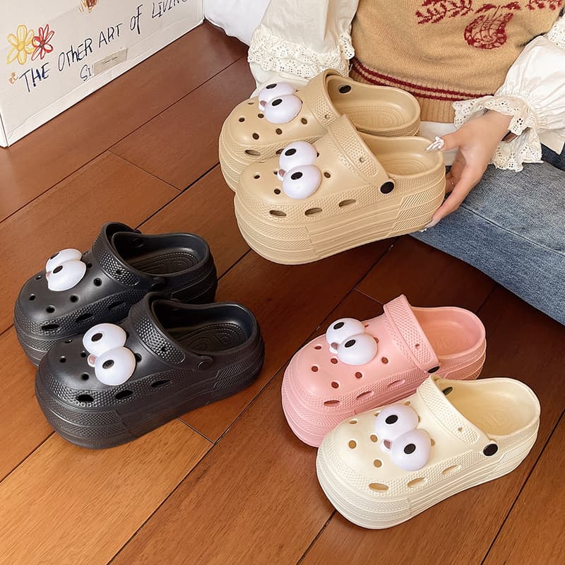 Trendy High-Heel Sandals for Women, Comfortable for Summer, Street Style, 9CM Platform Sandals